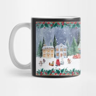 Animal Friends' Christmas Mug